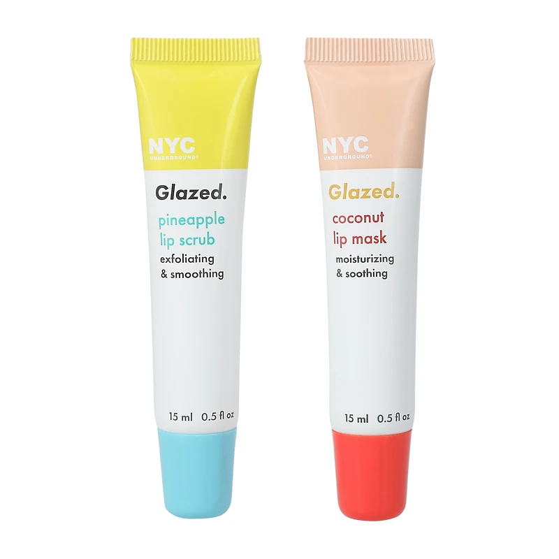NYC Underground Glazed Lip Scrub 0.5oz 2-Pack