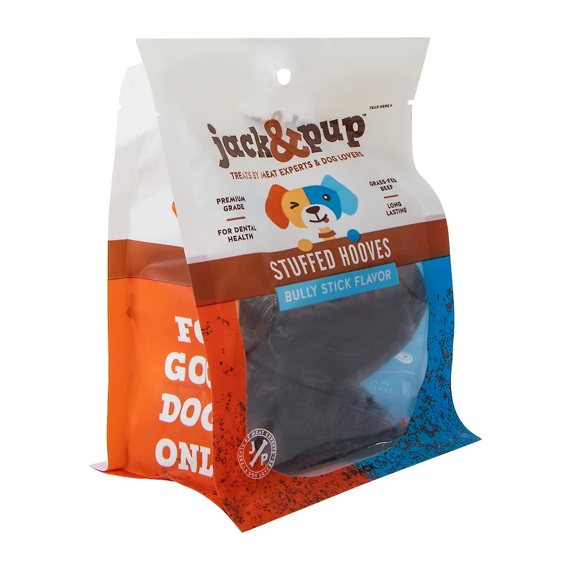 Jack & Pup™ Bully Stick Flavored Stuffed Hooves