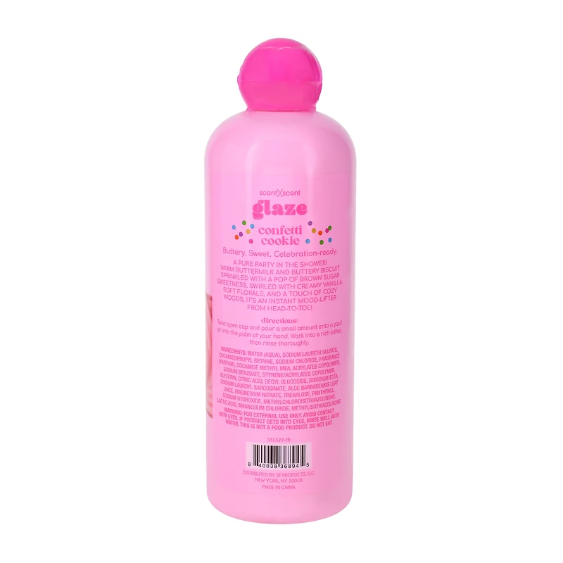 Glaze Confetti Cookie Body Wash 16oz