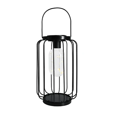 Solar Powered Metal Lantern