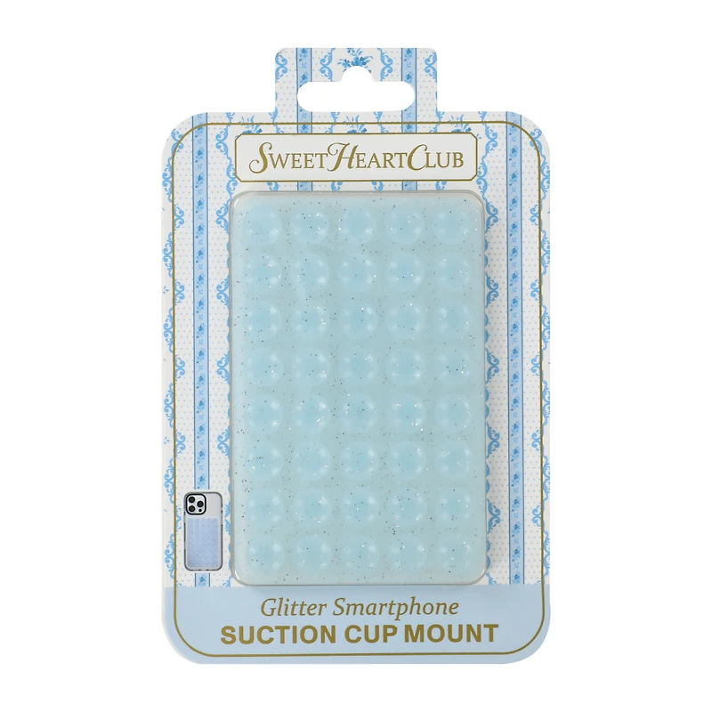 Sweet Heart Club Glitter Smartphone Suction Cup Mount