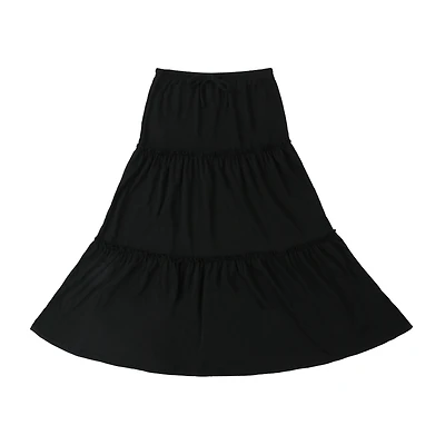 Juniors Tiered Maxi Skirt