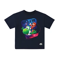Kids The Super Mario Galaxy Movie Let's-A Go! Graphic Tee