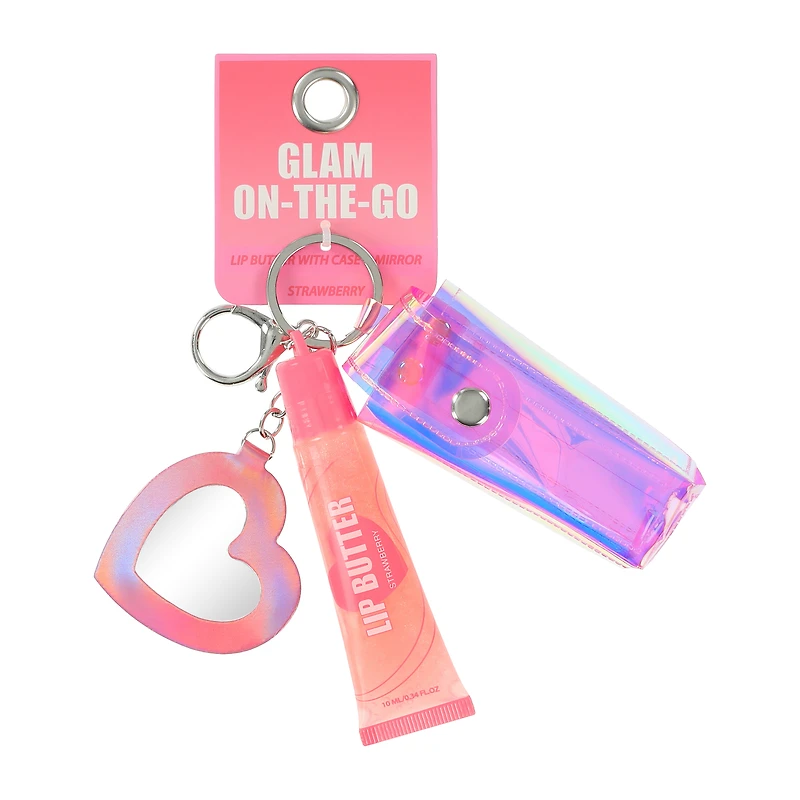 Glam On-The-Go Strawberry Lip Butter With Case