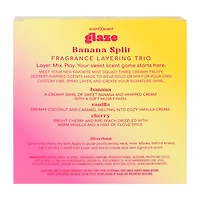 Glaze Banana Split Fragrance Layering Trio