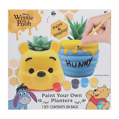 Disney Winnie The Pooh Paint Your Own Planters Set