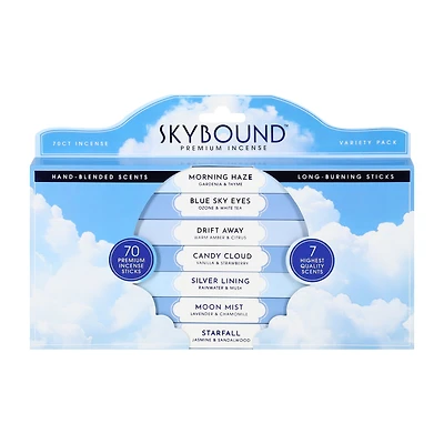 Skybound™ Incense Variety Pack 70-Pack