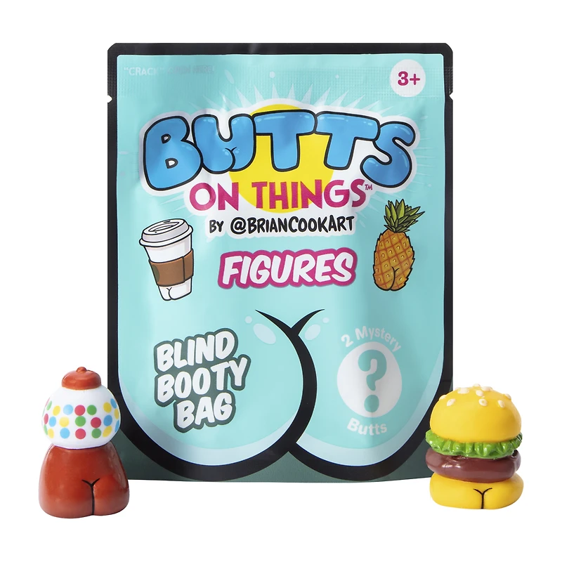 Butts On Things™ Blind Booty Bag 2-Pack (Styles May Vary)