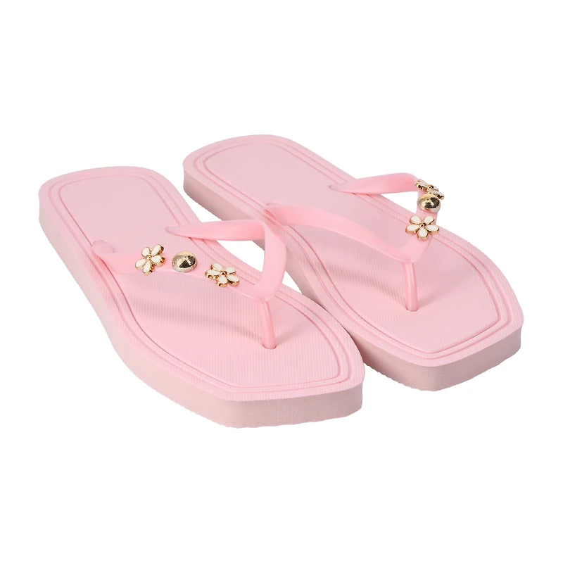 Juniors Charm Flip Flops