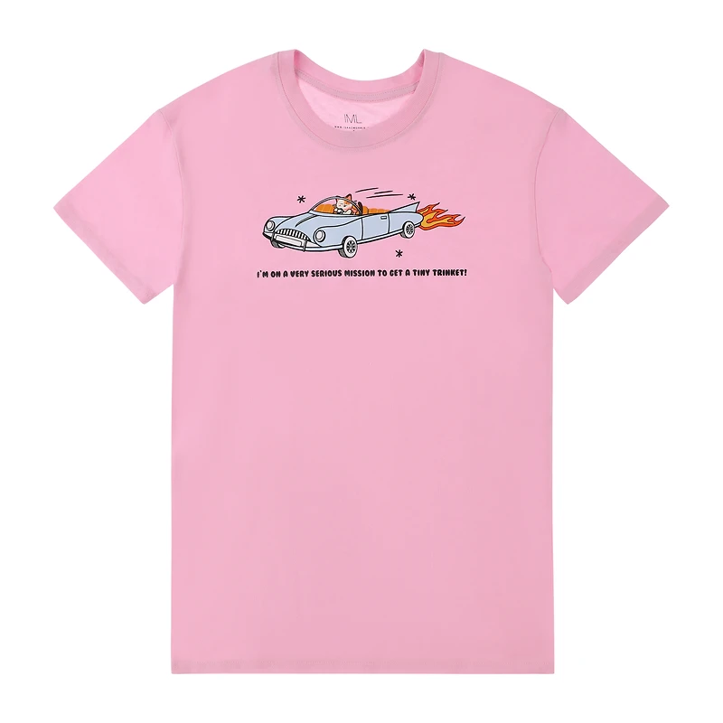 Cat On A Mission Graphic Tee