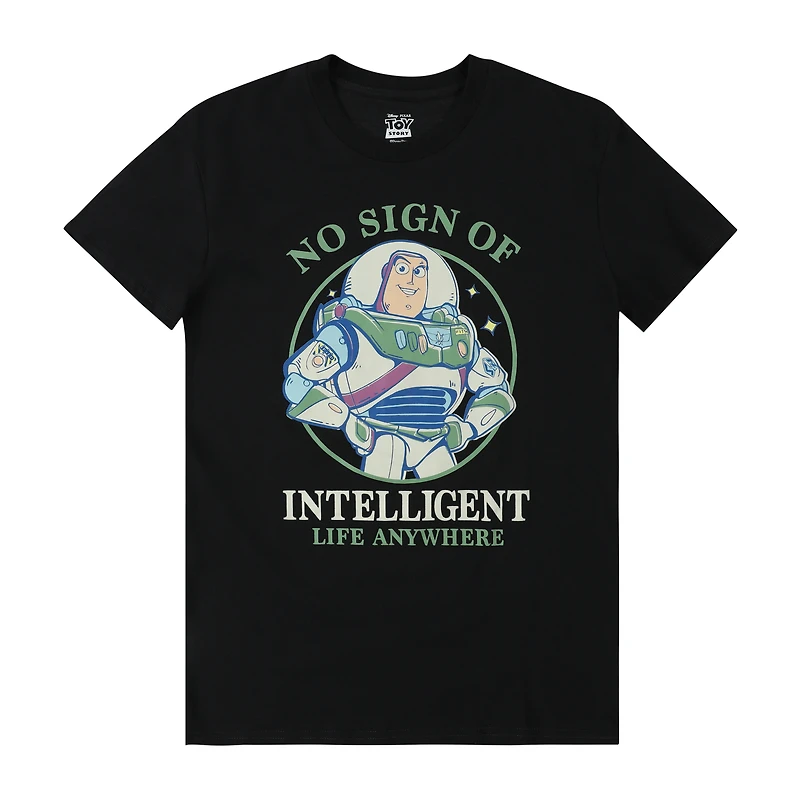 Disney PIXAR Buzz Lightyear No Sign Of Intelligent Life Anywhere Graphic Tee
