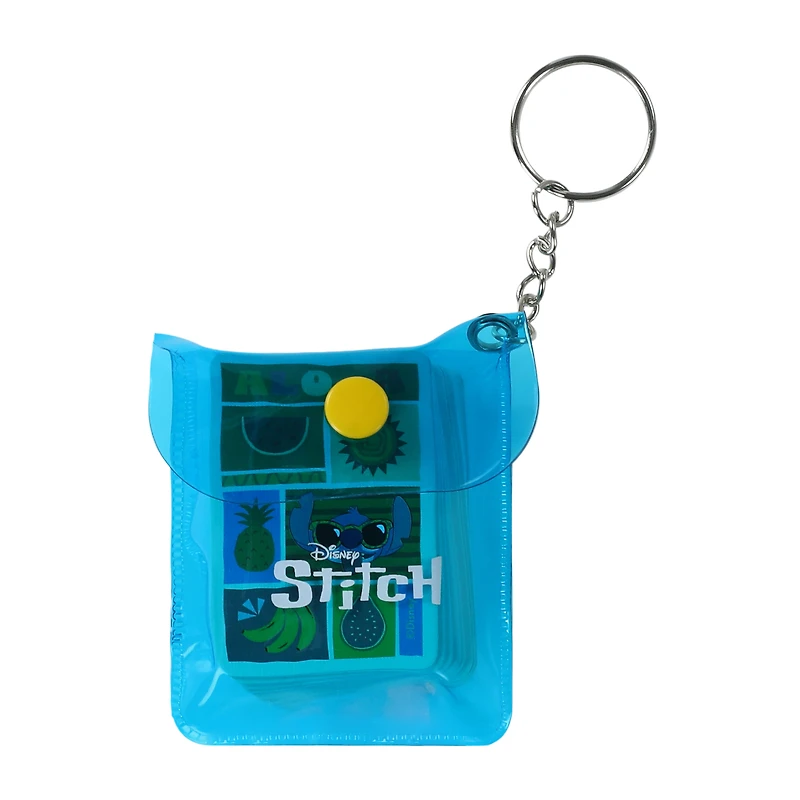 Disney Stitch Mini Playing Card Keyring Set