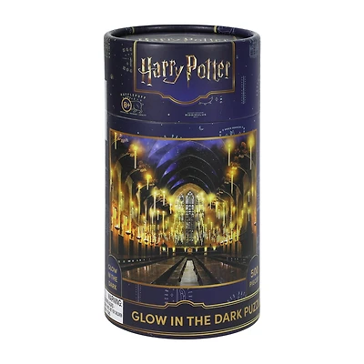 Harry Potter Hogwarts Great Hall Glow In The Dark Puzzle 500-Pieces