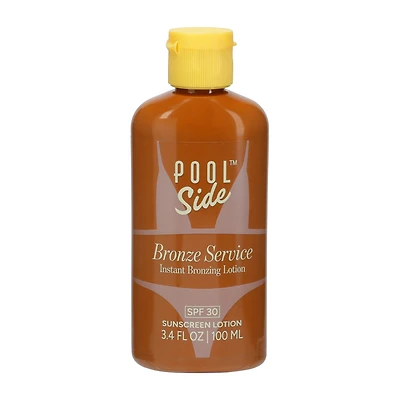 Pool Side™ Bronze Service Bronzing Lotion SPF30 Sunscreen Lotion 3.4oz
