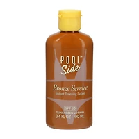 Pool Side™ Bronze Service Bronzing Lotion SPF30 Sunscreen Lotion 3.4oz