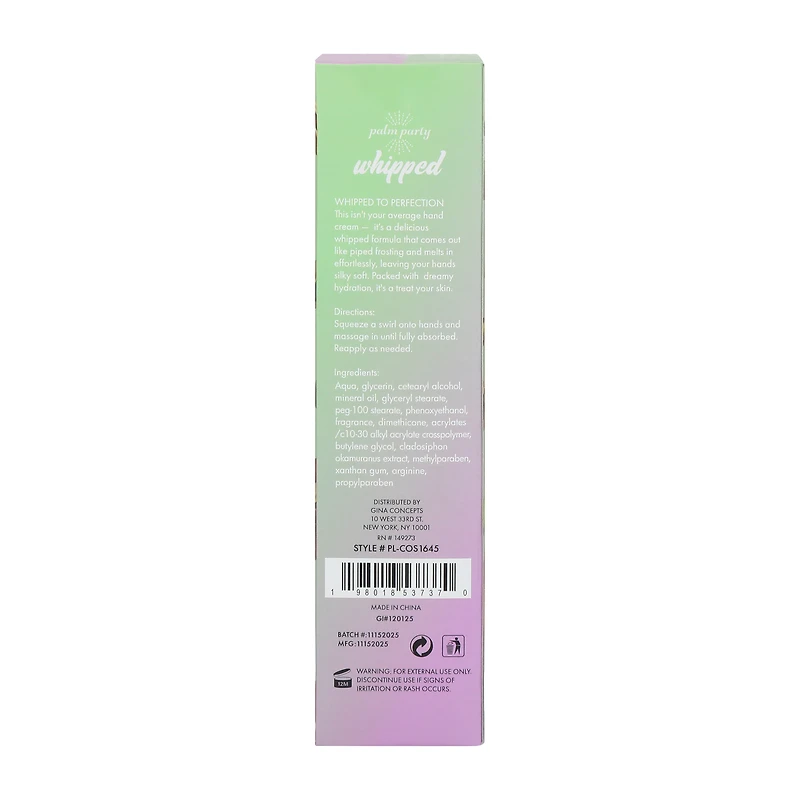 Palm Party Whipped Hand Cream 2oz