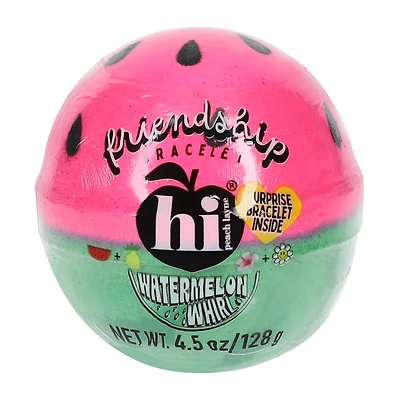 Hi Peach Layne® Watermelon Whirl Friendship Bracelet Bath Bomb 4.5oz