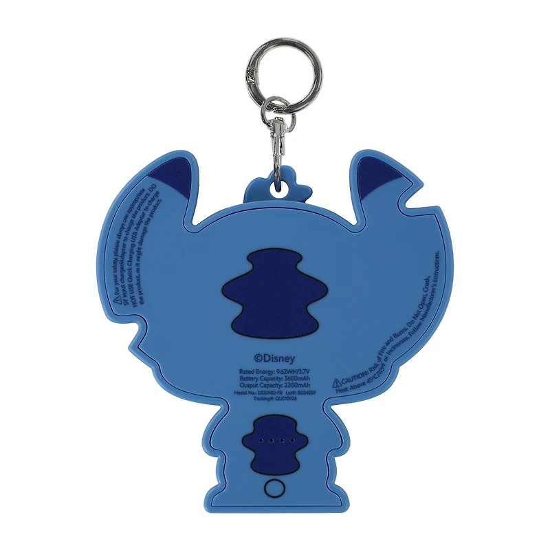 Disney Stitch Clip‑On Power Bank