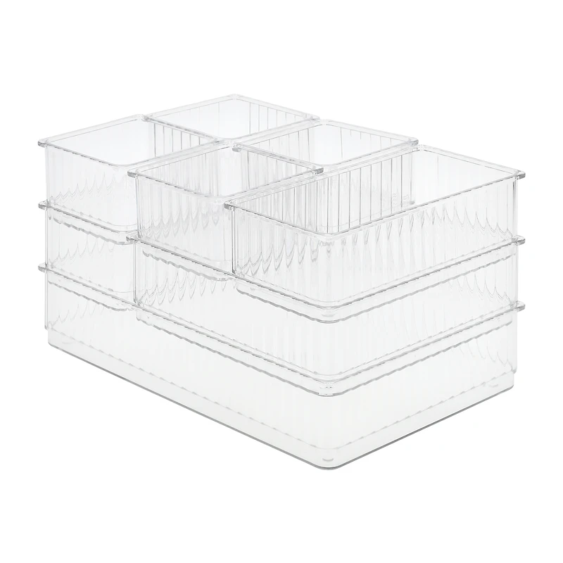 Fluted Organizer Set 8-Pack