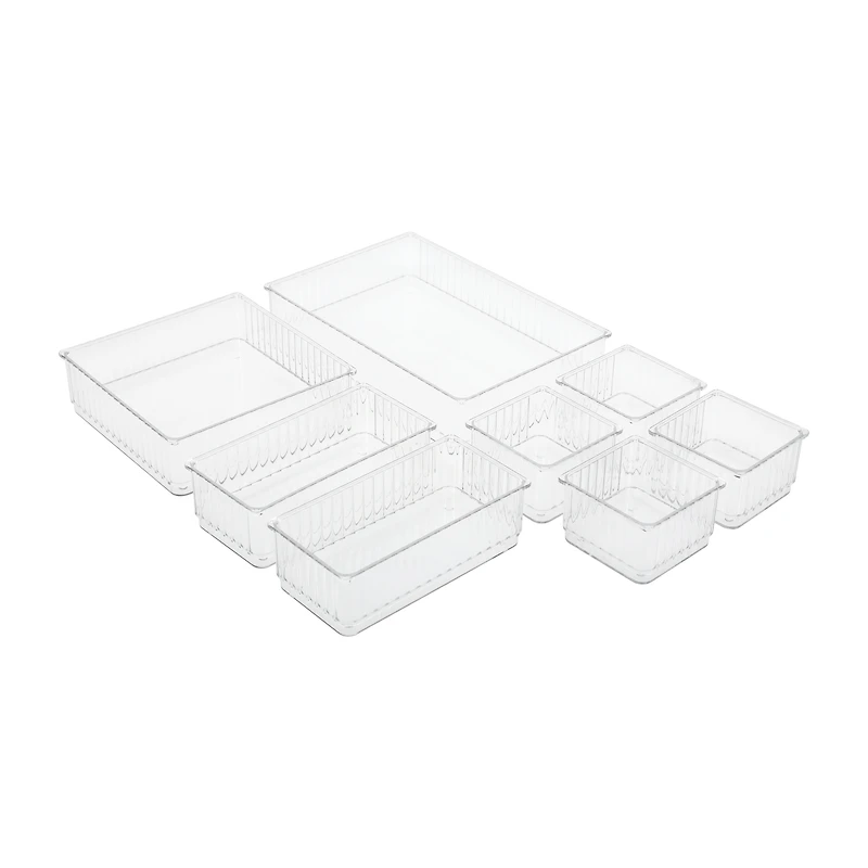 Fluted Organizer Set 8-Pack