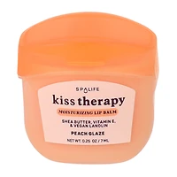 Kiss Therapy Peach Glaze Moisturizing Lip Balm 0.2oz