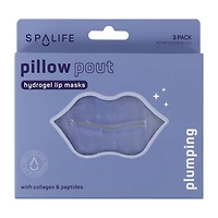 Spalife Pillow Pout Hydrogel Lip Masks 3-Pack