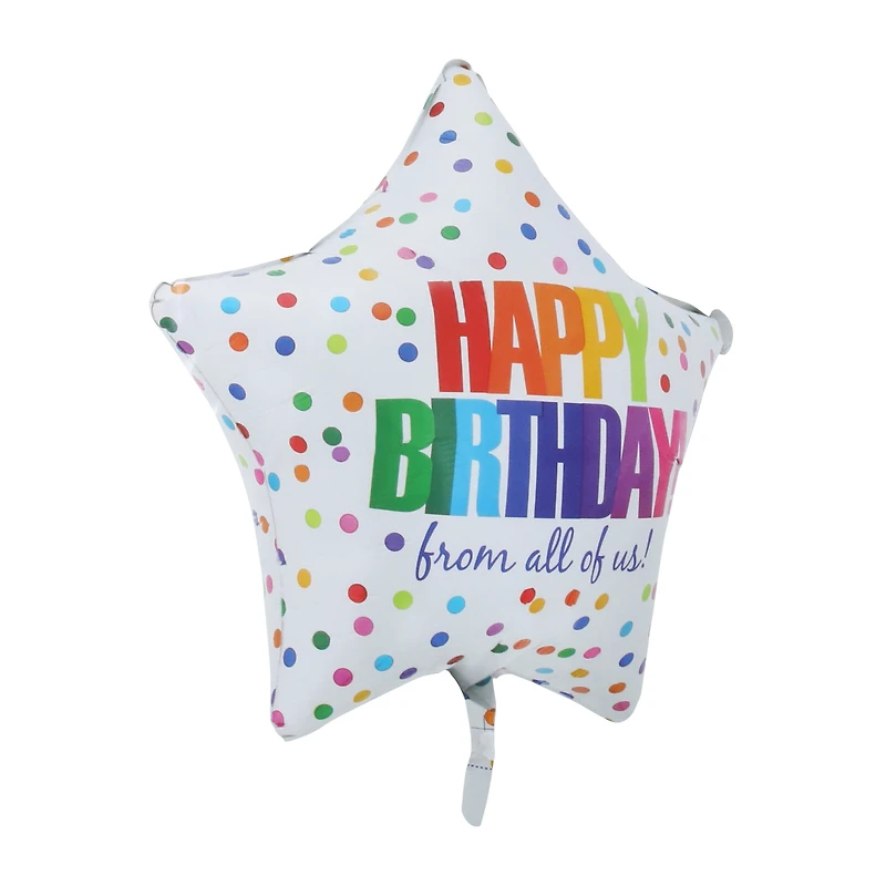 INFLATED Anagram® Happy Birthday Standard Decorative Balloon