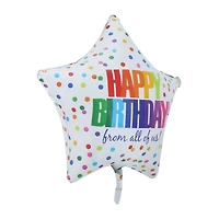 INFLATED Anagram® Happy Birthday Standard Decorative Balloon