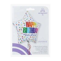 INFLATED Anagram® Happy Birthday Standard Decorative Balloon