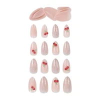 L.A. Girl Oh… So Shiny Pretty Cherry Artificial Nails 26-Pack