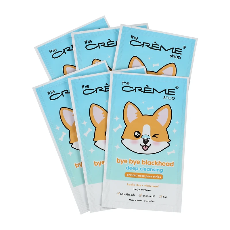 The Crème Shop® Printed Nose Pore Strips 6-Pack