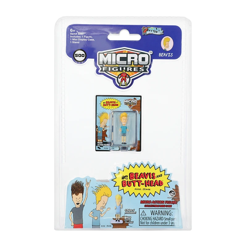 World's Smallest® Micro Figures™ MTv Beavis And Butt-Head Micro Action Figure (Styles May Vary)