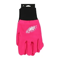 NFL Philadelphia Eagles Hot Pink Logo Gloves