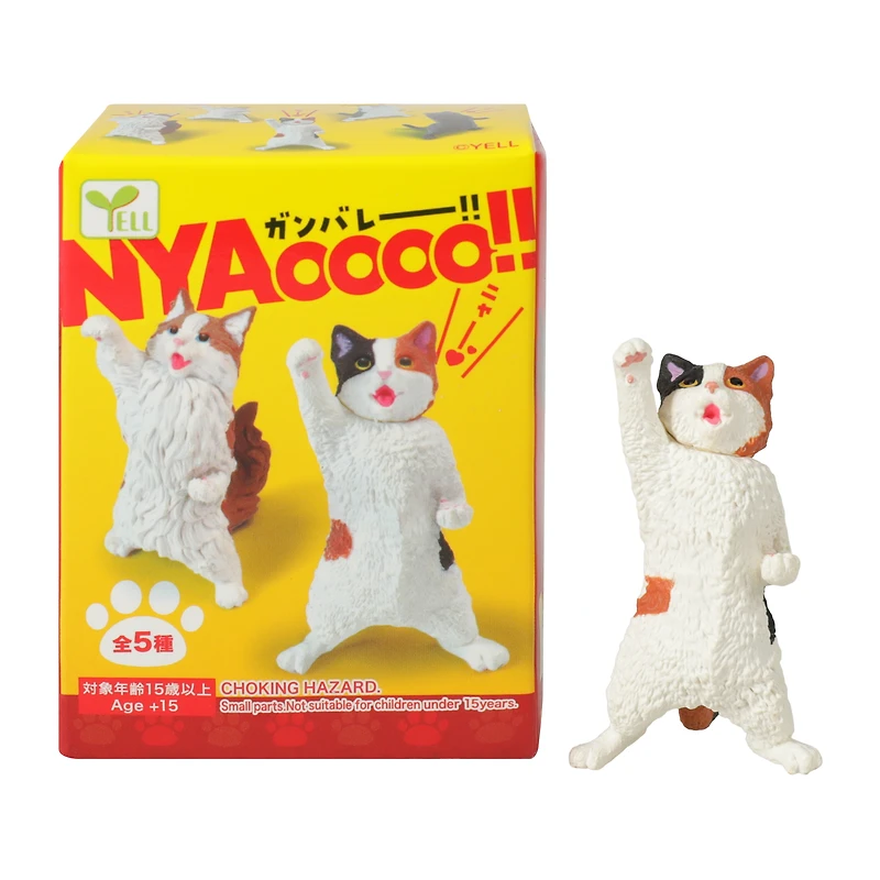 Yell Cat Figurines (Styles May Vary