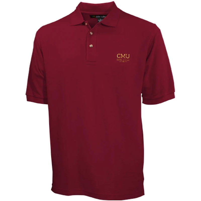 Central Michigan Chippewas Maroon Pique Polo