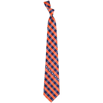 Men's Detroit Tigers Woven Checkered Tie