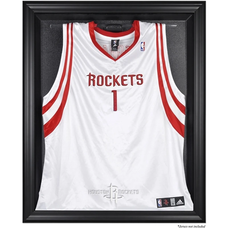 Houston Rockets Black Framed Team Logo Jersey Display Case