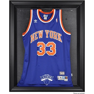 New York Knicks Black Framed Team Logo Jersey Display Case