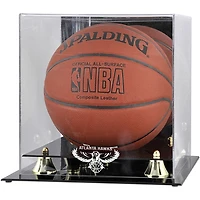 Atlanta Hawks Golden Classic Hardwood Classics 2007 - 2015 Logo Basketball Display Case