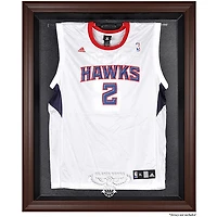Atlanta Hawks Brown Framed Hardwood Classics Logo 2007 - 2015 Jersey Display Case