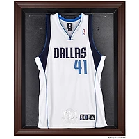 Dallas Mavericks Brown Framed Logo Jersey Display Case
