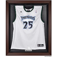 Minnesota Timberwolves (2008-2017) Brown Framed Jersey Display Case