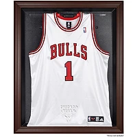 Chicago Bulls Brown Framed Logo Jersey Display Case