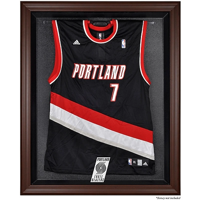 Portland Trail Blazers (2004-2017) Brown Framed Jersey Display Case
