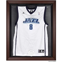 Utah Jazz Brown Framed Hardwood Classics 2004 - 2016 Team Logo Jersey Display Case