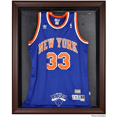 New York Knicks Brown Framed Logo Jersey Display Case