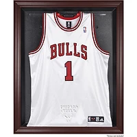 Chicago Bulls Mahogany Framed Team Logo Jersey Display Case