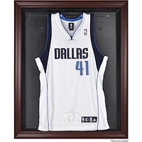 Dallas Mavericks Mahogany Framed Team Logo Jersey Display Case