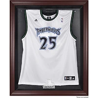 Minnesota Timberwolves (2008-2017) Mahogany Framed Team Logo Jersey Display Case