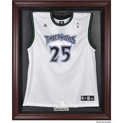 Minnesota Timberwolves (2008-2017) Mahogany Framed Team Logo Jersey Display Case
